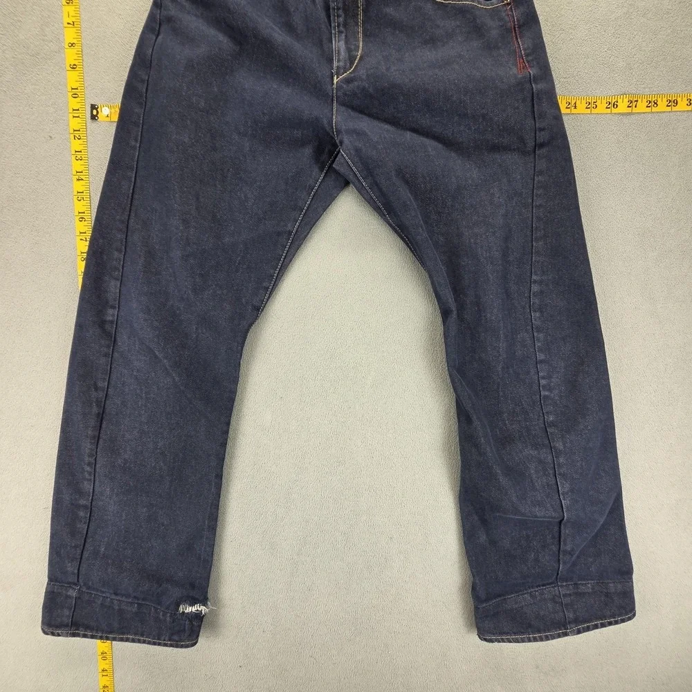 Vintage Levis Engineered Jeans Mens Blue Dark Wash Twisted Fits 26x28